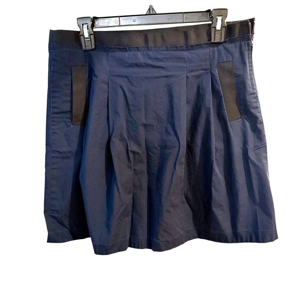 J. Crew Navy A-line Skirt